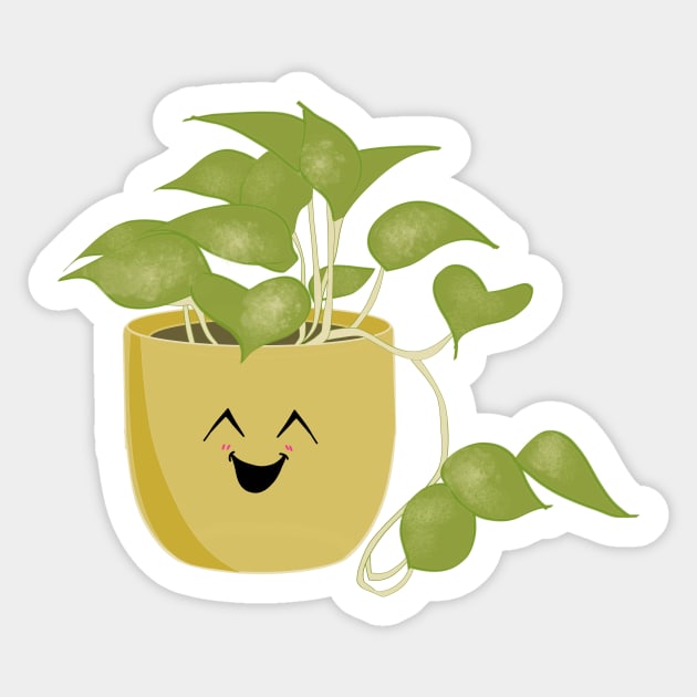 Cute Pothos Sticker by TheNewMoon